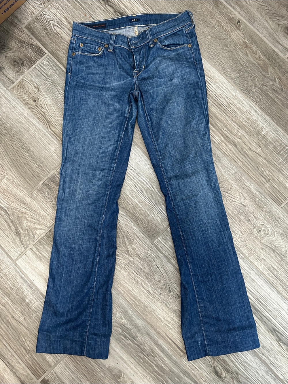 Y2K citizens of humanity 25 low rise boot cut blue jeans Excellent condition